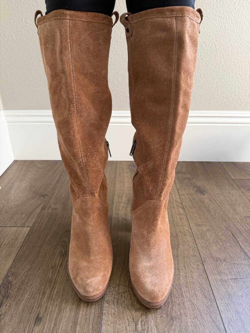 UGG 'Ava' Tall Water Resistant Suede Boot | Chestnut - SIZE 9.5 (Womens)